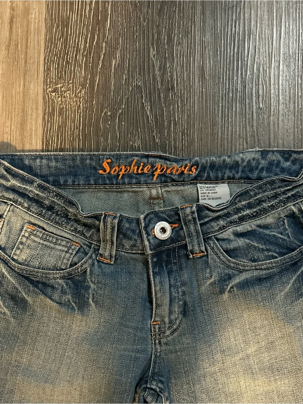 2000s Genuine Cow-Hide Bootcut Denim